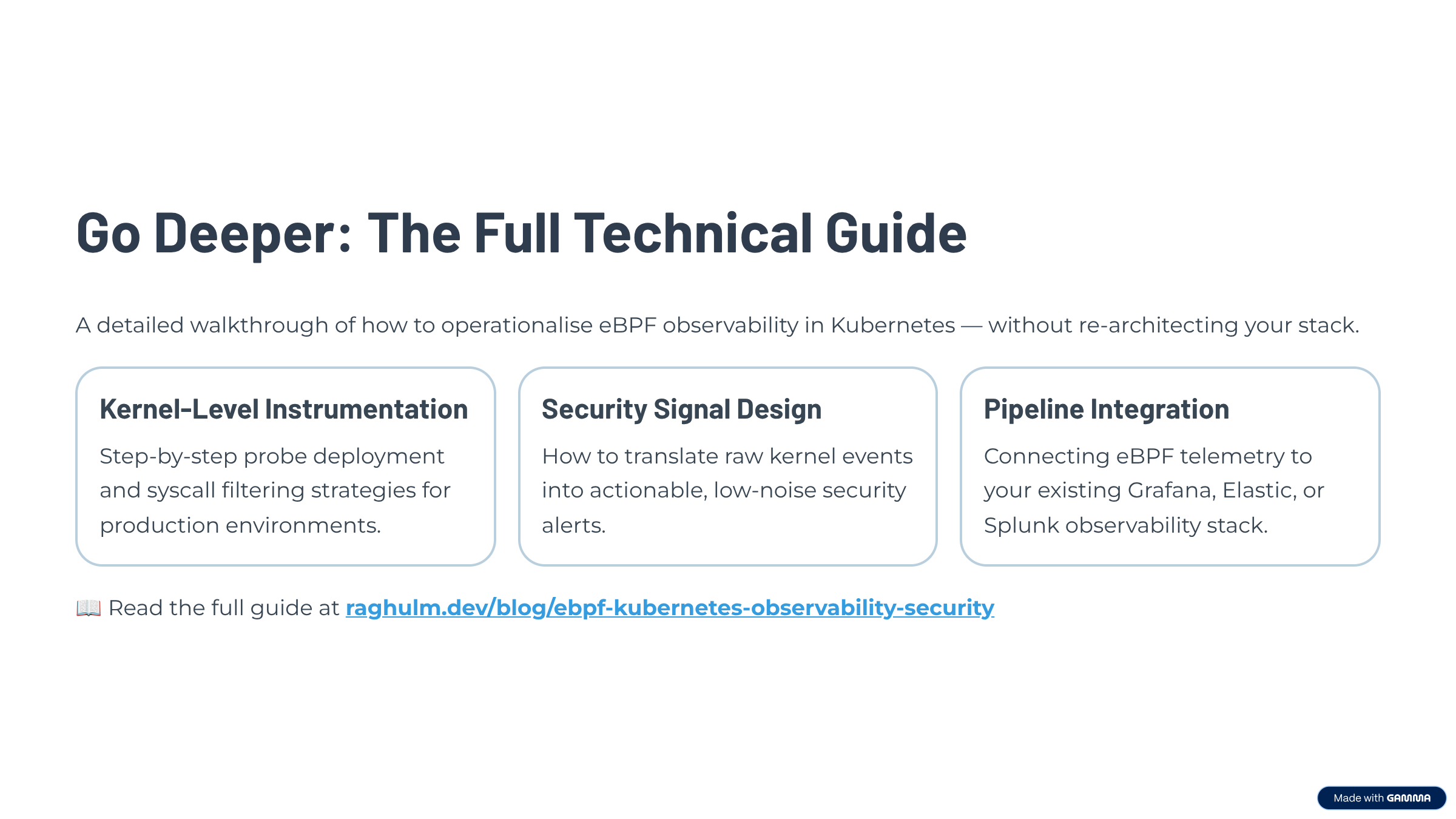 Go Deeper: The Full Technical Guide